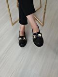 Ortopedik Taban Teddy Motifli Loafer Oxford Ayakkabı