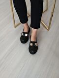 Ortopedik Taban Teddy Motifli Loafer Oxford Ayakkabı
