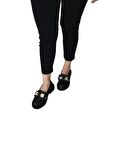 Ortopedik Taban Teddy Motifli Loafer Oxford Ayakkabı