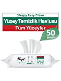 Sleepy Easy Clean Yüzey Temizlik Havlusu 50 Yaprak