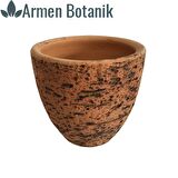 Antik Görünümlü Toprak Saksı 12x12 cm