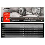 Bigpoint Grafit Kurşun Kalem 2B (7.1mm x 153mm) 6'lı Set