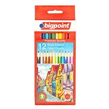 Bigpoint Premium Kuru Boya Kalemi 12 Renk 