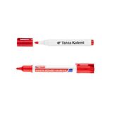 Bigpoint Board Markör Kalem - Tahta Kalemi 1-4 mm Kırmızı Set