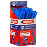 Bigpoint Tükenmez Kalem Master 50'li Set Mavi