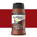 Daler Rowney System 3 Akrilik Boya 500ml 221 Burnt Sienna