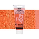 Pebeo Akrilik Boya Studio 100ml Iridescent Orange Yellow (Dyna) 353