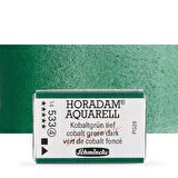 Schmincke Horadam Aquarell Tam Tablet Sulu Boya Cobalt Green Dark 533 S.4