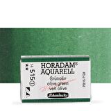 Schmincke Horadam Aquarell Tam Tablet Sulu Boya Olive Green 515 S.1 