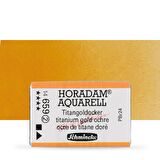 Schmincke Horadam Aquarell Tam Tablet Sulu Boya Titanium Gold Ochre 659 S.2