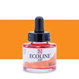 Talens Ecoline Sıvı Suluboya Mürekkep 30ml Deep Orange 237