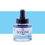 Talens Ecoline Sıvı Suluboya Mürekkep 30ml Pastel Blue 580