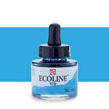 Talens Ecoline Sıvı Suluboya Mürekkep 30ml Sky Blue (Cyan) 578
