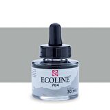 Talens Ecoline Sıvı Suluboya Mürekkep 30ml Grey 704