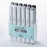 Copic Marker Kalemi Grey Tones 12'li Set