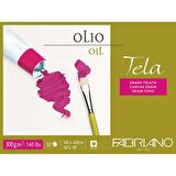 Fabriano Tela Canvas Grain Block 300gr Yağlı Boya Blok 10 Sayfa 30x40cm