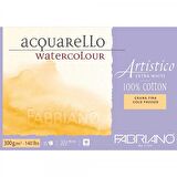 Fabriano Artistico Extra White Cold Pressed 300gr Sulu Boya Blok 25 Sayfa 12.5x18cm