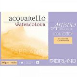 Fabriano Artistico Extra White Cold Pressed 300gr Sulu Boya Blok 15 Sayfa 35.5x51cm