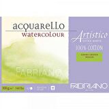 Fabriano Artistico Extra White Rough 300gr Sulu Boya Blok 15 Sayfa 35.5x51cm