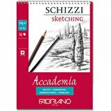 Fabriano Accademia Schizzi 120gr Spiralli Sketch Çizim Blok 50 Sayfa A2(42x59,4cm)