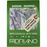 Fabriano White Ecological Artist Paper Natural Grain 200gr Çizim Blok 25 Sayfa A3 (29.7x42cm)