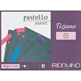 Fabriano Tiziano 160gr Nero (Siyah) Pastel Blok 24 Sayfa 23x30.5cm