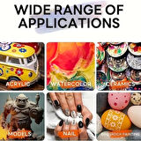 Art Tone 11 Parça Ahşap Sap Detay Fırça Seti Mikro Boyama için İnce Uçlu Fırçalar Akrilik, Yağlı, Suluboya