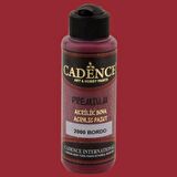 Cadence Yayınları Premium Akrilik Boya 120ml Bordo 2000