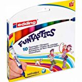 Edding Funtastics Keçeli Kalem 10'lu Set Kalın