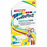 Edding Funtastics Textile Fun Kumaş Boyama Kalemi 5'li Set