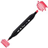 Tinge Twin Çift Uçlu Marker Kalemi F126 Fluorescent Pink