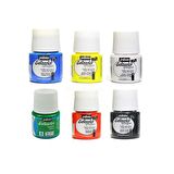 Pebeo Setacolor Opak Kumaş Boyası Seti Ana Renkler 6 X 45ml 