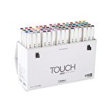 Shinhan Art TOUCH TWIN BRUSH PEN : Çift Taraflı Marker Seti : 60'LI B
