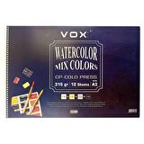 VOX Art Suluboya Sketch Defter A3 315gr 12 Yaprak Renkli