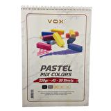 VOX Art Sketchbook Pastel Mix Colors A3 220gr 20 Yaprak