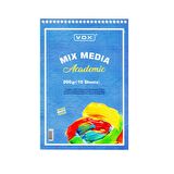 VOX Art Academic Mix Media Sketchbook A4 200gr 15 Yaprak
