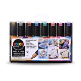 Uni Posca Marker Pc-8k (8mm) 8'li Metalik Set