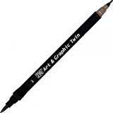Zig Art & Graphic Twin TUT-80 Fırça Uçlu Marker Gray Brown 087
