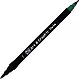 Zig Art & Graphic Twin TUT-80 Fırça Uçlu Marker Marine Green 038
