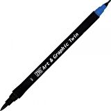 Zig Art & Graphic Twin TUT-80 Fırça Uçlu Marker Dull Blue 063