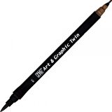 Zig Art & Graphic Twin TUT-80 Fırça Uçlu Marker Mid Brown 071