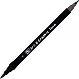 Zig Art & Graphic Twin TUT-80 Fırça Uçlu Marker Gray 008
