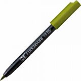 Zig Fudebiyori Brush Pen Cbk-55N Olive Green 43