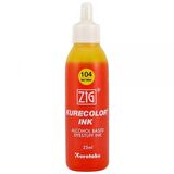 Zig Kurecolor Refill Ink Mürekkep 25ml 104 Mid Yellow