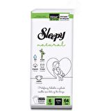 Sleepy Natural 6 Numara X Large 128'li Cırtlı Bez