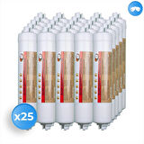 Su Arıtma Cihazı Coconut Gümüşlü 1200 Iodin Post Carbon Tatlandırıcı 25 Adet