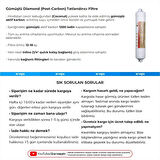 Su Arıtma Cihazı Coconut Gümüşlü 1200 Iodin Post Carbon Tatlandırıcı 25 Adet