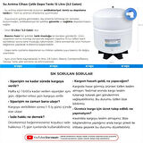 Su Arıtma Cihazı Çelik Depo Tankı 12 Litre (3.2 Galon)