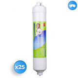 Su Arıtma Cihazı Coconut Premium Post Carbon Tatlandırıcı Filtre 25 Adet