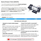 Su Arıtma Cihazı 200GPD Basınç Pompası (Motor)